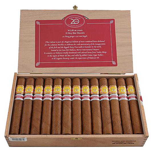 El Rey Del Mundo WIH 25 Cigars (RE Libano)
